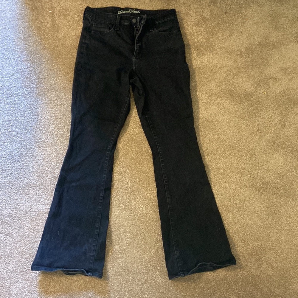 Universal Thread High Rise Flare Black Jeans